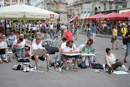 Vienna, Painter, Summer, Stephansplatz